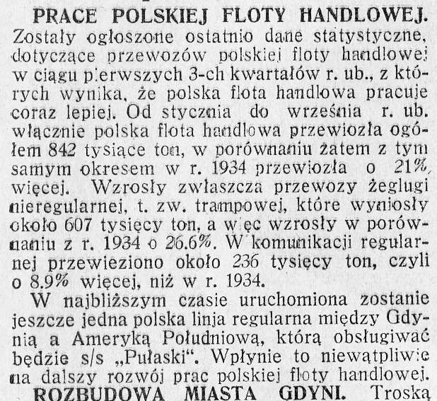 Prace polskie floty handlowej