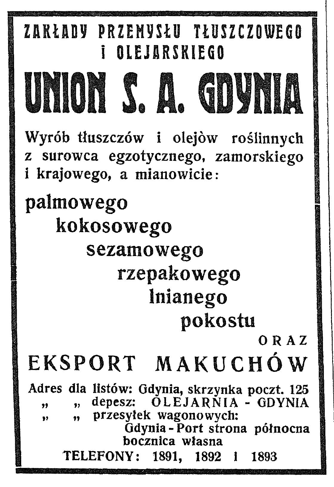 Reklamy Gdyńskie