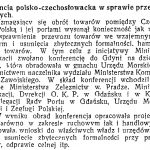 Konferencja polsko-czechosłowacka w sprawie przewozów kolejowych