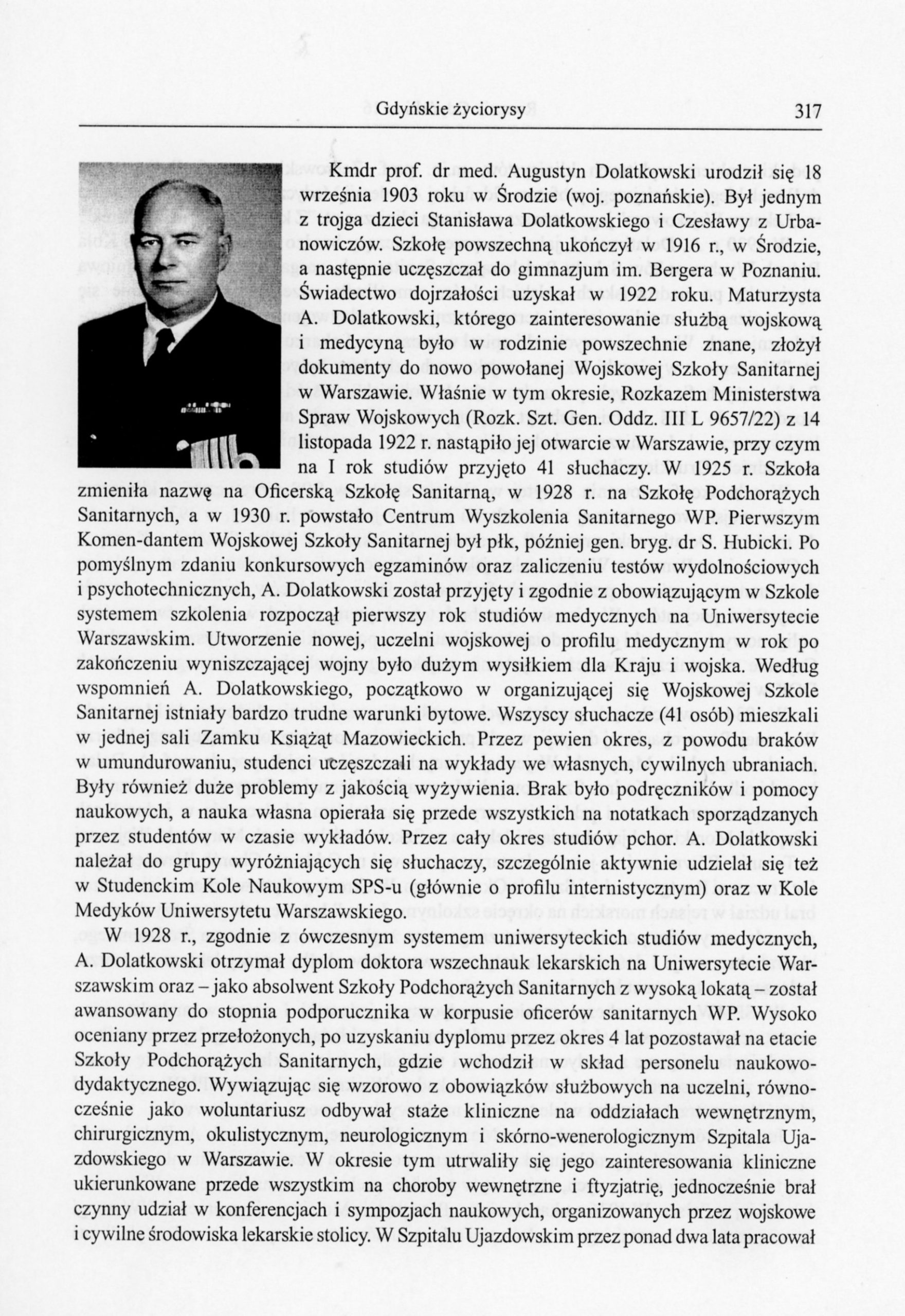 Augustyn Kajetan Dolatkowski - w stulecie urodzin (1903-1971)