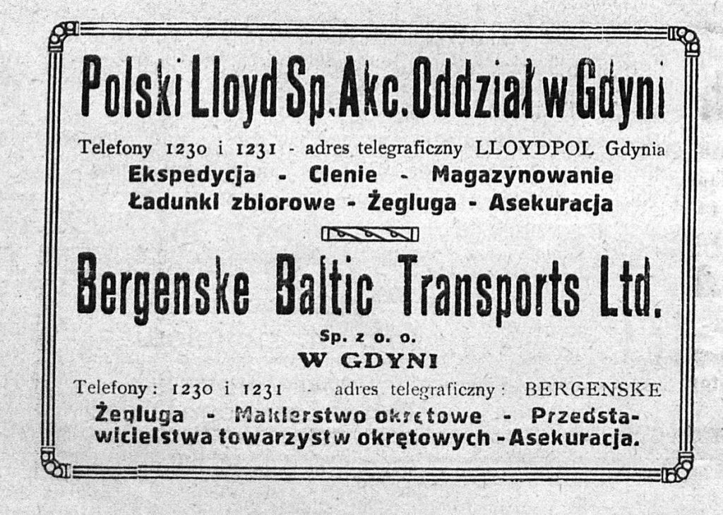 Polki Lloyd Sp. Akc. Oddział w Gdyni