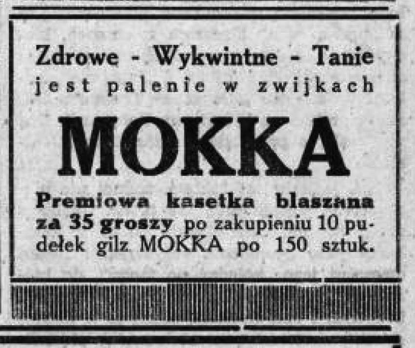 Mokka Zdrowe - Wykwintne - Tanie jest palenie w zwijkach