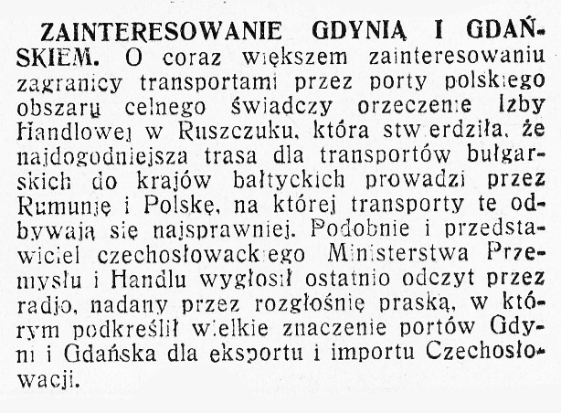 Zainteresowanie Gdynią i Gdańskiem
