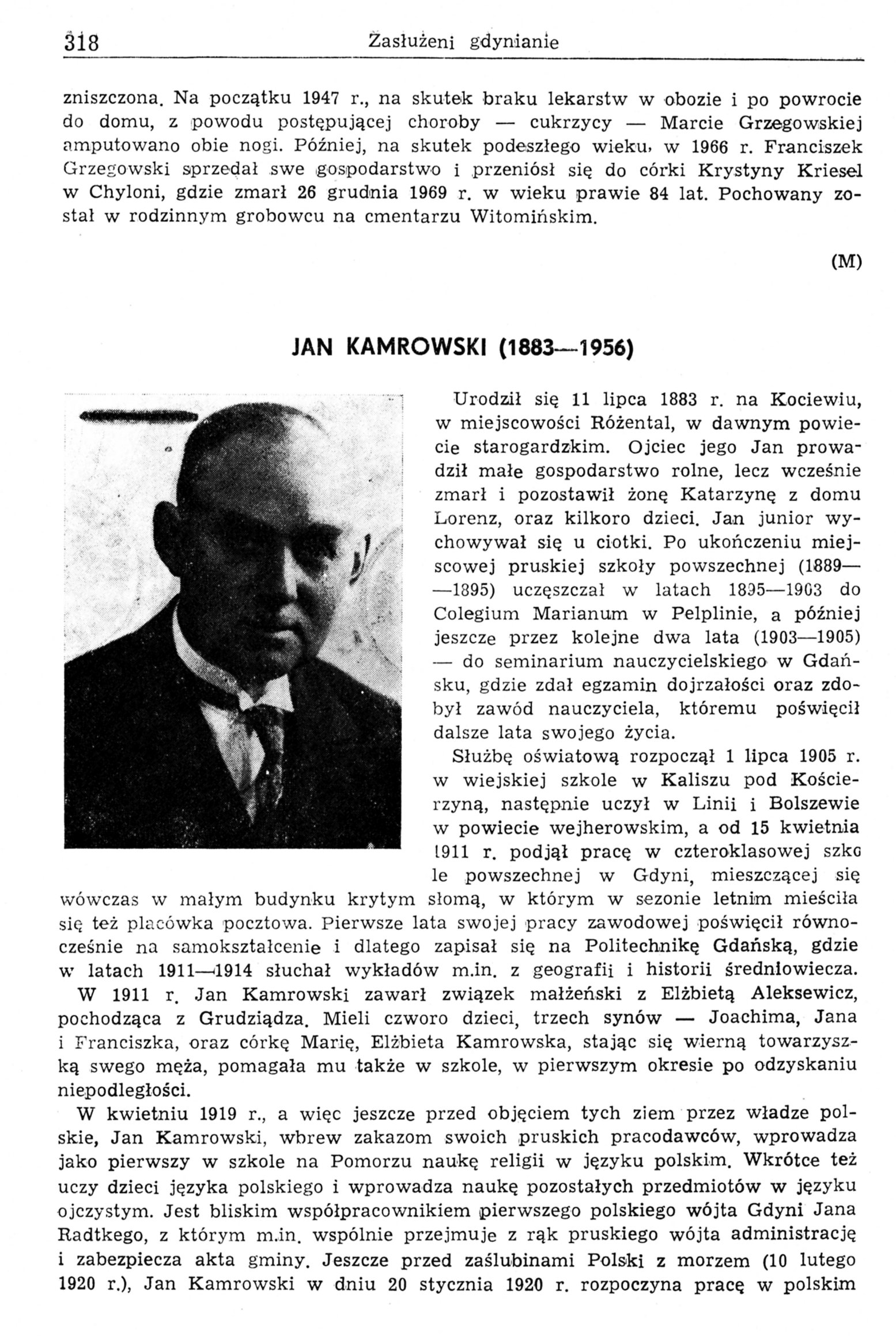 Kamrowski Jan (1883-1956)