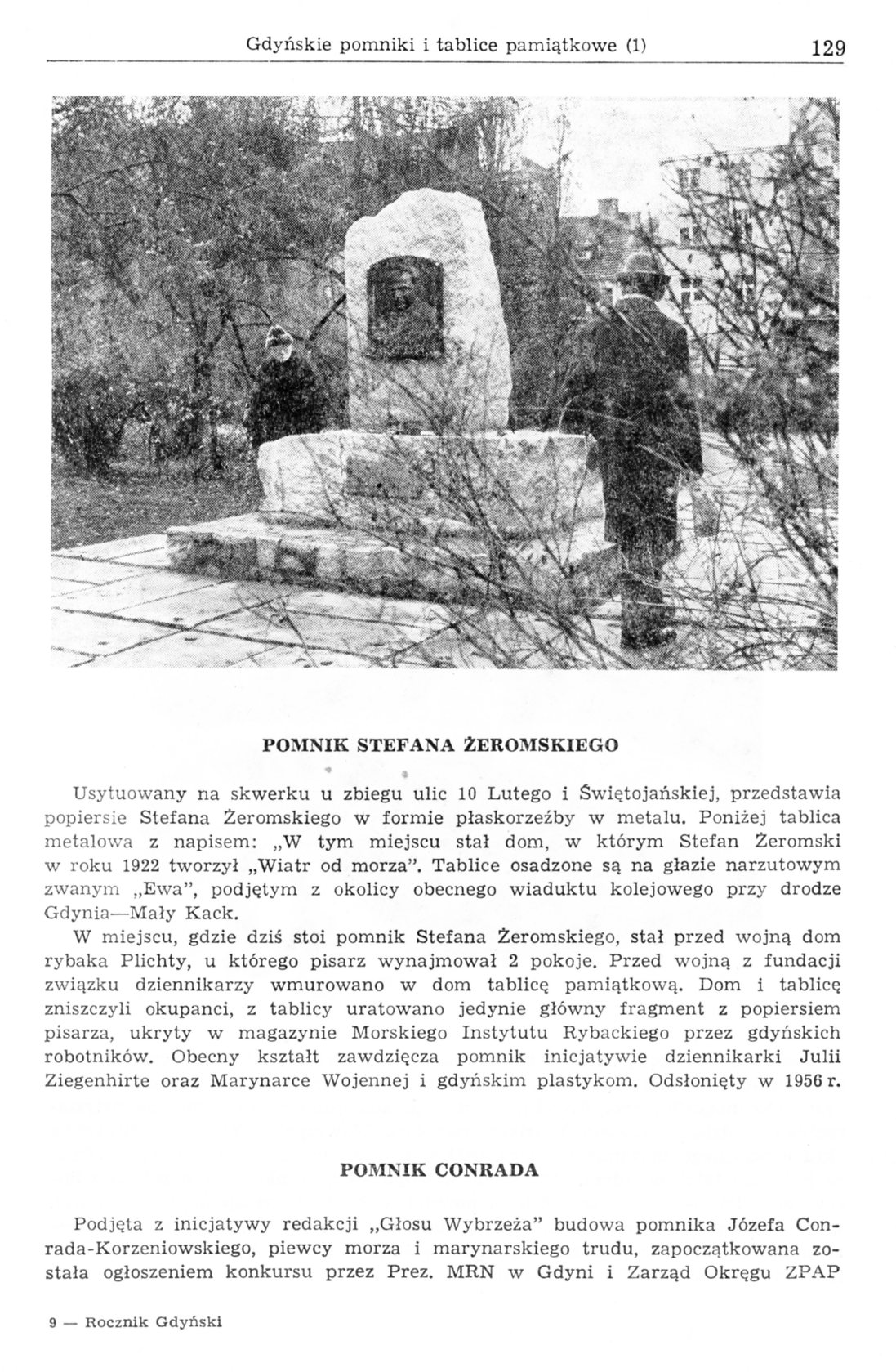 Gdyńskie pomniki i tablice pamiątkowe (1)
