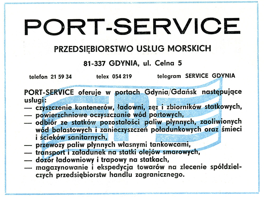 PORT-SERVICE Przedsiębiorstwo Usług Morskich