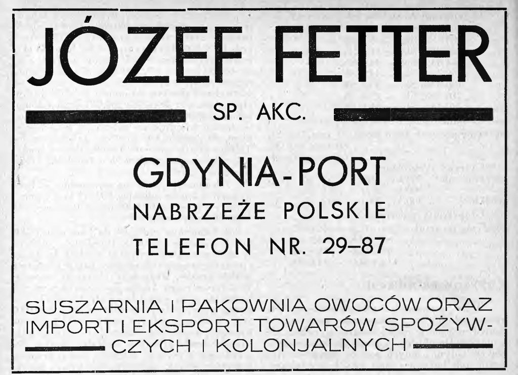JÓŻEF FETTER SP. AKC.