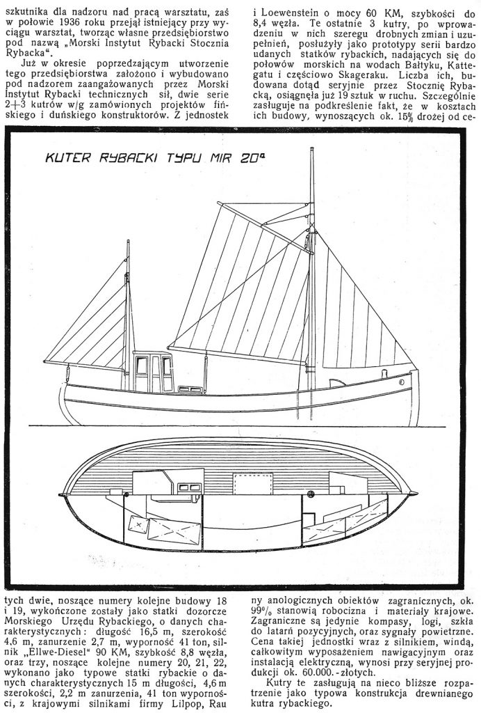 Warunki krajowej budowy drewnianych statków ryvackich