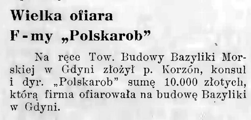 Wielka ofiara f-my Polskarob