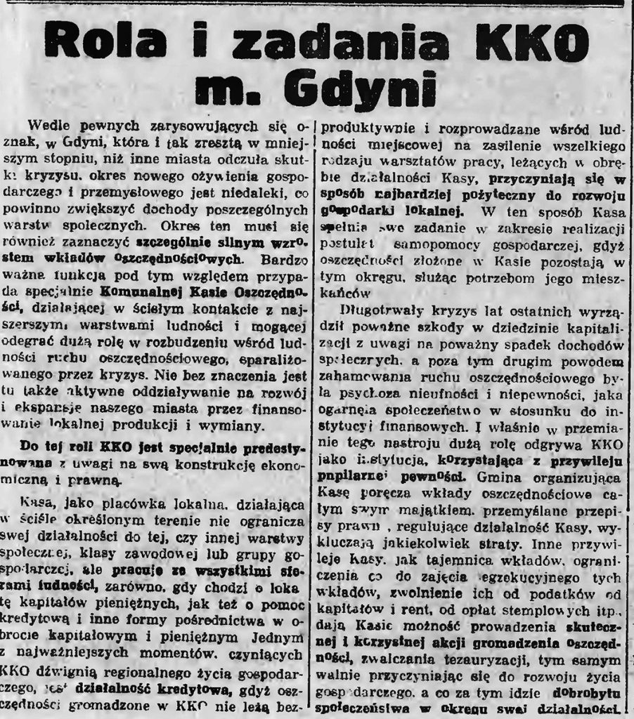 Rola i zadania KKO m. Gdyni