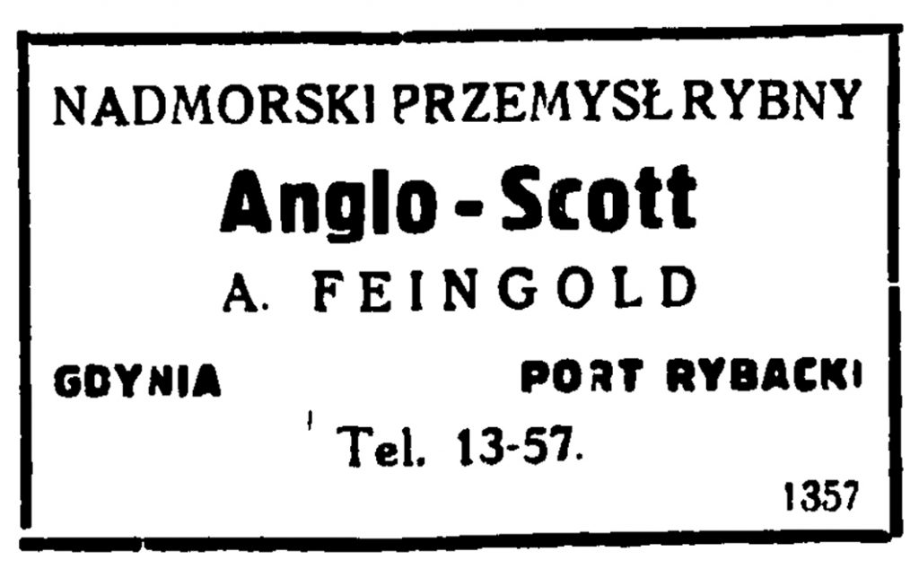 Nadmorski Przemysł Rybny Anglo Scott A. Feingold