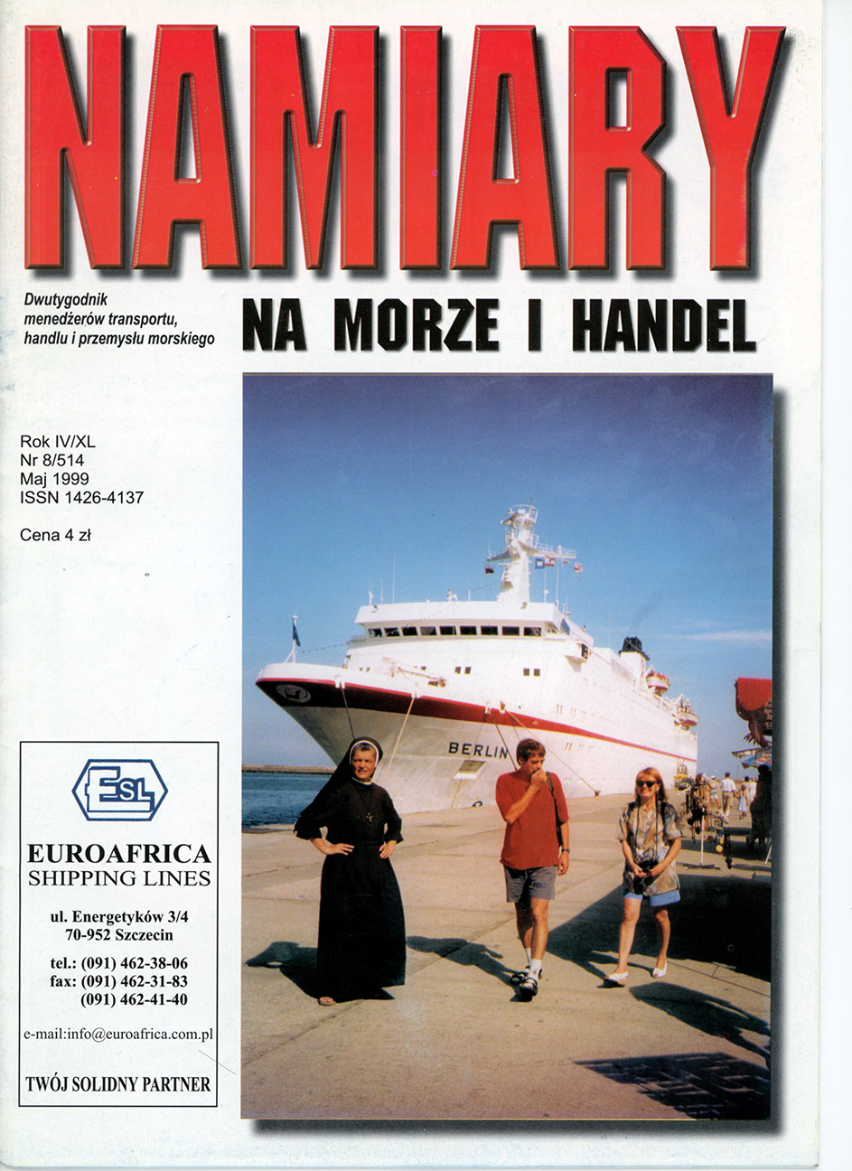 Namiary na morze i handel. - 1999, nr 6