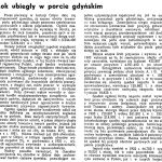 Rok ubiegły w porcie gdyńskim