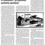 Przeszłość i przyszłość polskiej spedycji