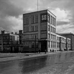 Poczta, Gdynia [lata trzydzieste], fot. Henrtk Poddębski, źródlo Biblioteka Narodowa