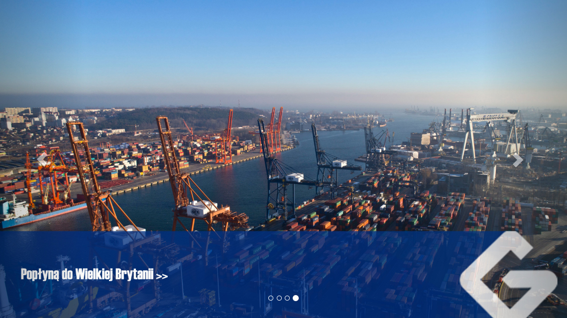 Strona internetowa Zarządu Morskiego Portu Gdynia S.A.