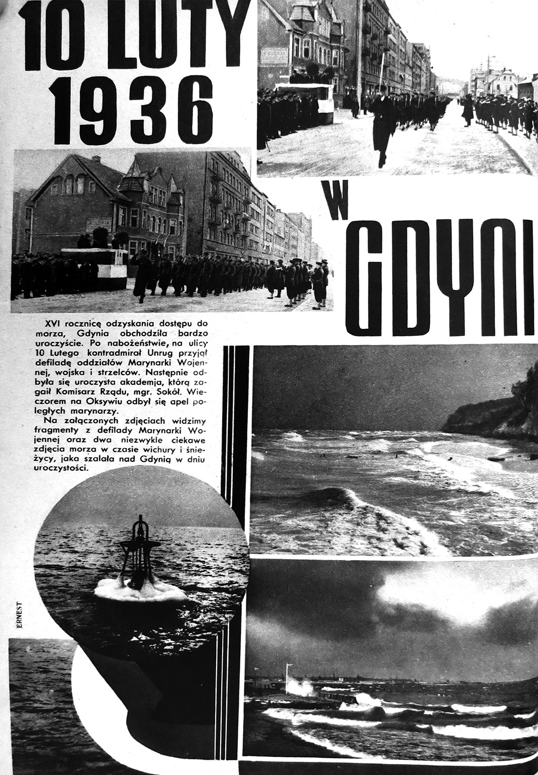 10 luty 1936 w Gdyni