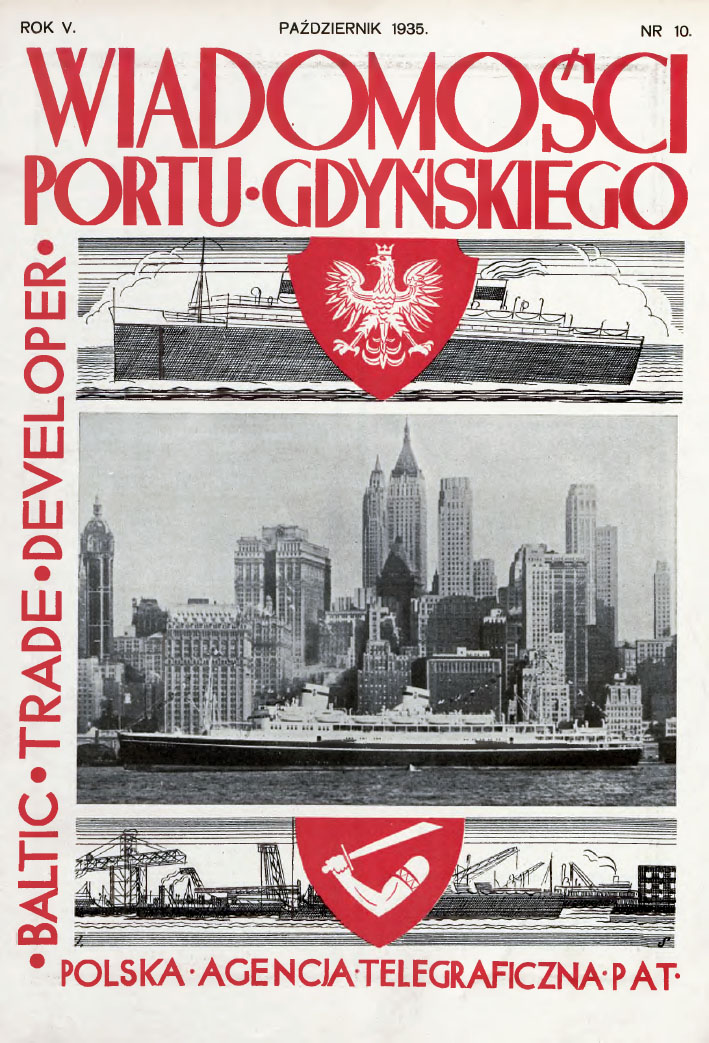 Wiadomości Portu Gdyńskiego. - 1935, z. 10