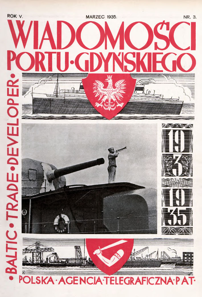 Wiadomości Portu Gdyńskiego. - 1935, z. 3