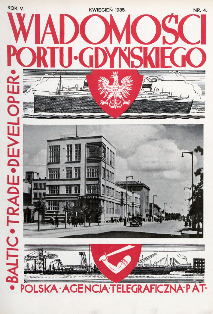 Wiadomości Portu Gdyńskiego. - 1935, z. 4