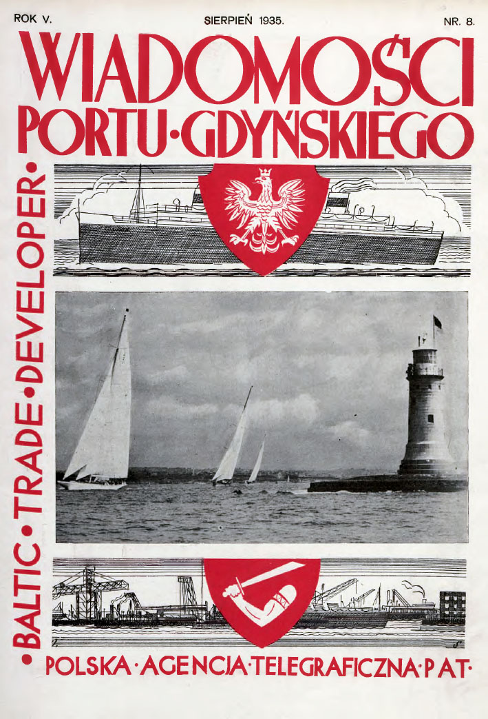 Wiadomości Portu Gdyńskiego. - 1935, z. 8