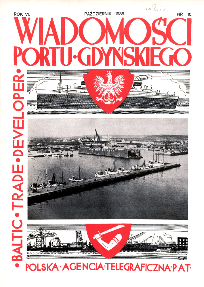 Wiadomości Portu Gdyńskiego. - 1937, nr 10
