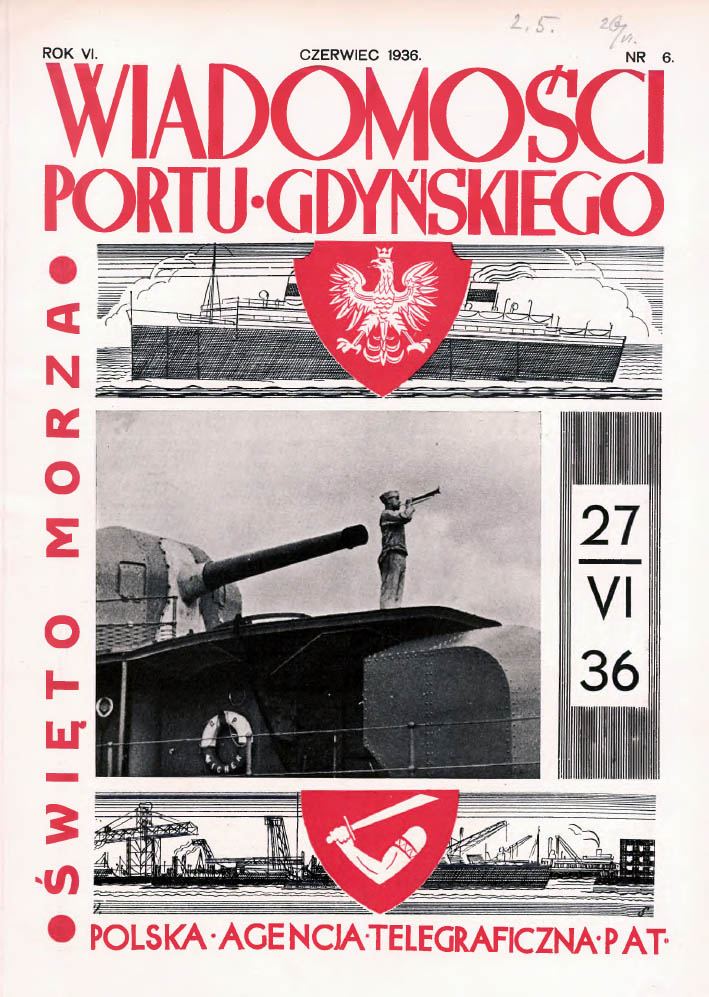 Wiadomości Portu Gdyńskiego. - 1937, nr 6