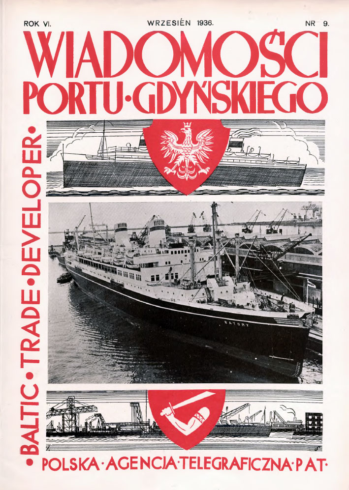 Wiadomości Portu Gdyńskiego. - 1937, nr 9
