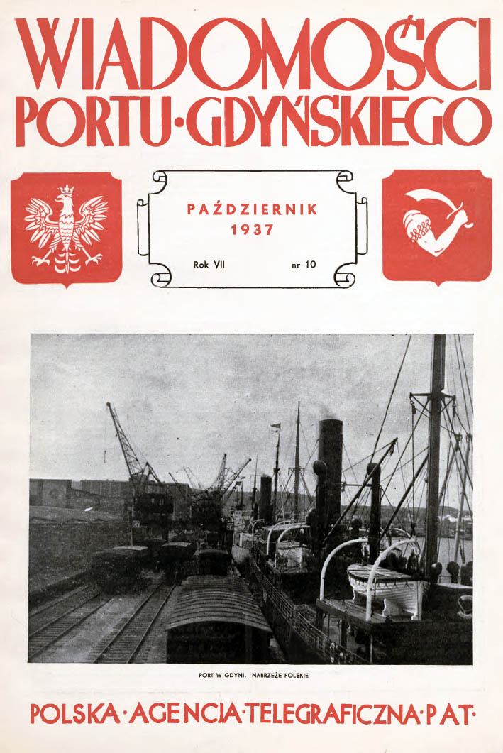 Wiadomości Portu Gdyńskiego. - 1937, nr 10