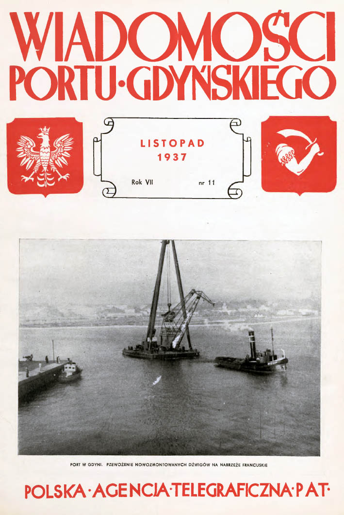 Wiadomości Portu Gdyńskiego. - 1937, nr 11