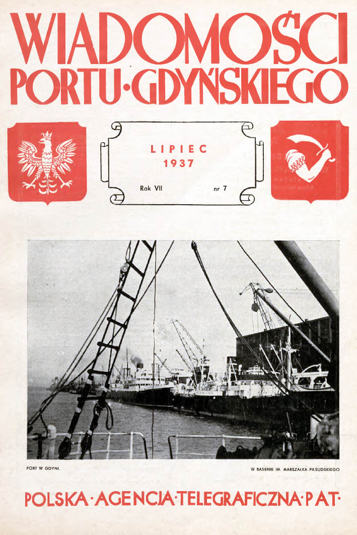 Wiadomości Portu Gdyńskiego. - 1937, nr 7