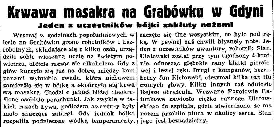 Krwawa masakra na Grabówku