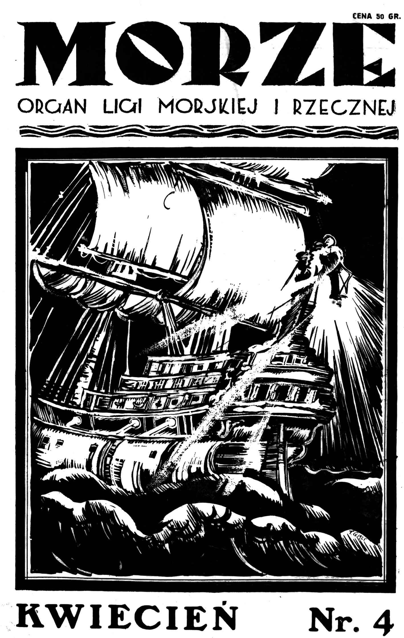 Morze: organ Ligi Morskiej i Rzecznej. - 1925, s. 4