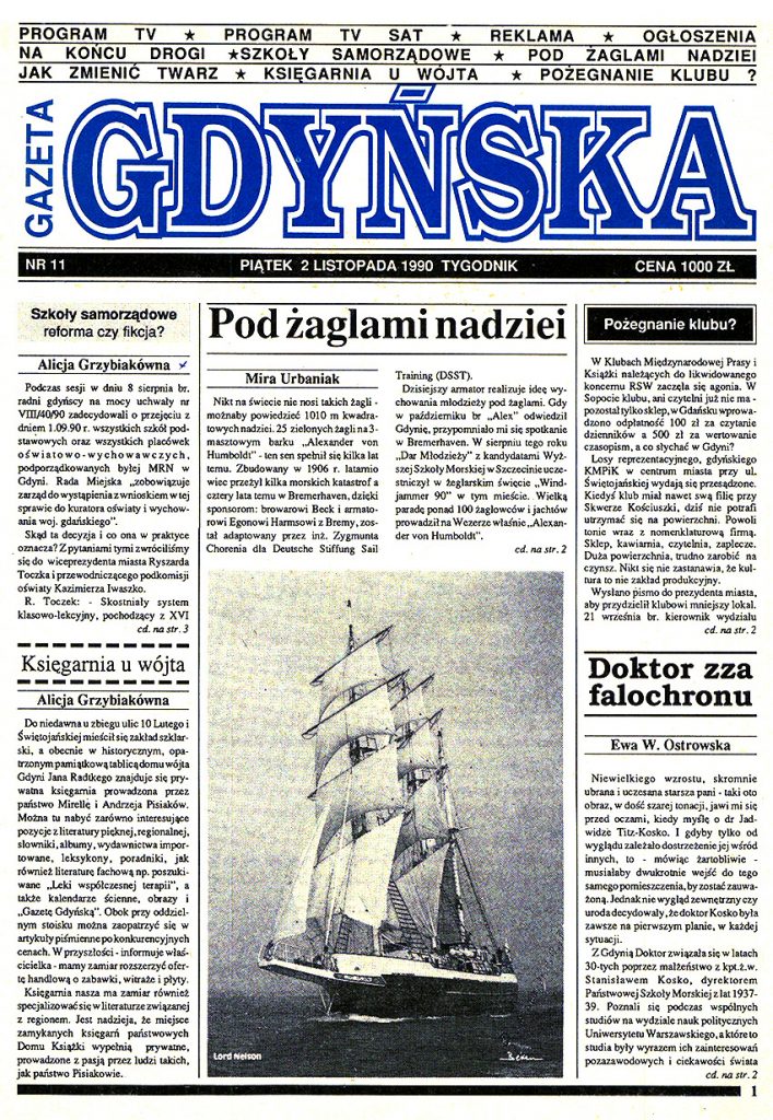 Gazeta Gdyńska 1990, nr 11