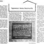 Tajemnice domu Borchardta / Ewa Ostrowska // Gazeta Gdyńska. – 1990, nr 3, s.6, 8. – Il.