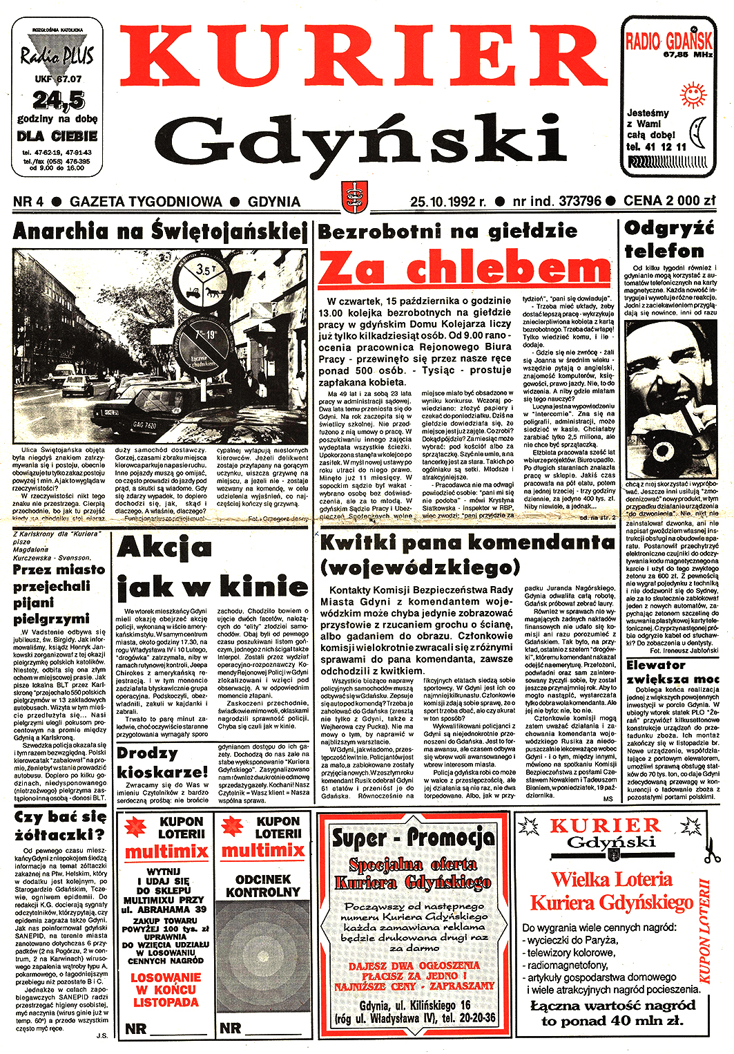Kurier Gdyński. - 1992, nr 4