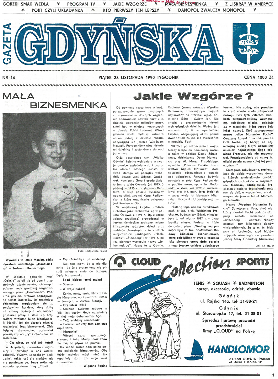 Gazeta Gdyńska. - 1990, nr 14