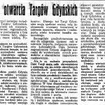 W dniu otwarcia Targów Gdyńskich // Nowa Epoka. – 1933, nr 6/8, s. 4