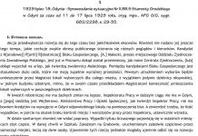 1929 lipiec 18 Gdynia – Sprawozdanie sytuacyjne Nr Nr II.BB.5 Starosty Grodzkiego w Gdyni za czas od 11 do 17 lipca 1929 roku, oryg. mps., APG O/G, sygn. 682/2288, s. 29-35 1929 lipiec 18 Gdynia - Sprawozdanie sytuacyjne Nr Nr II.BB.5 Starosty Grodzkiego w Gdyni za czas od 11 do 17 lipca 1929 roku, oryg. mps., APG O/G, sygn. 682/2288, s. 29-35