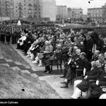 Przedstawiciele władz podczas Mszy Św. polowej