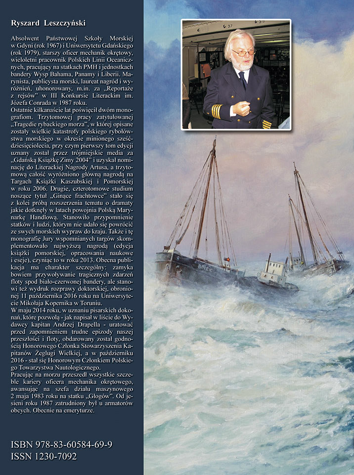 Katastrofy i wypadki floty pomocniczej PMH (1926_2016). Strona druga okładkijpg