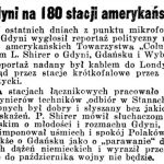 Z Gdyni na 180 stacji amerykańskich // Dziennik Poznański. – 1939, nr 192, s. 3