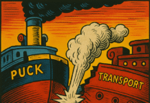 Statek poszedł na dno w porcie gdyńskim — zgnieciony przy nabrzeżu przez s/s „Puck”