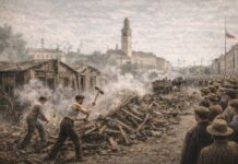 Baraki z ulicy Św. Wojciecha usunięte